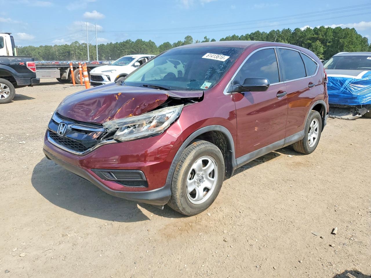 2015 HONDA CRV LX | 2HKRM3H39FH555147 | UPCARS