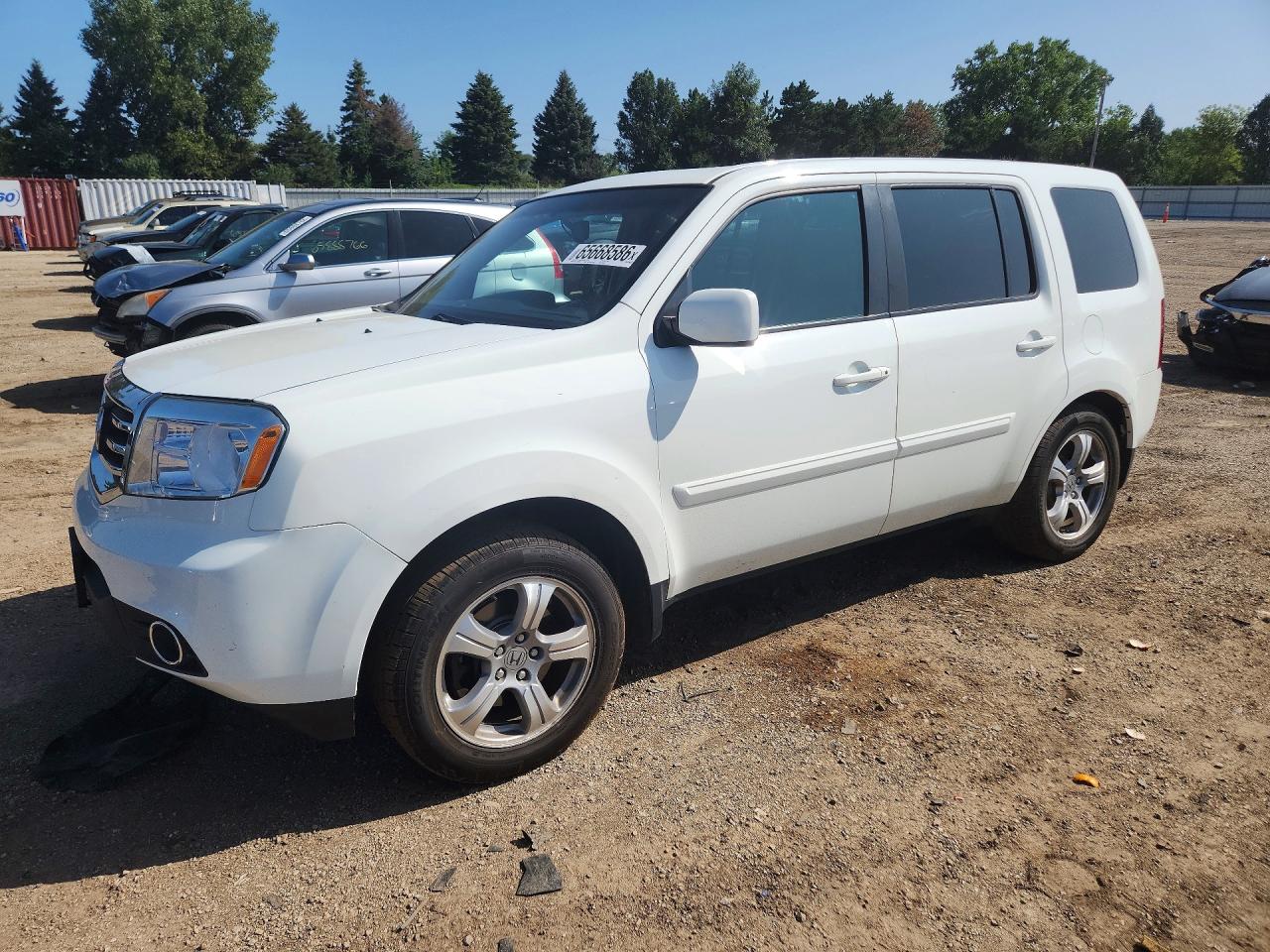 2013 HONDA PILOT EXL | 5FNYF4H55DB086406 | UPCARS