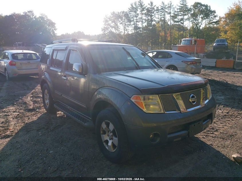 2005 NISSAN PATHFINDER SE | 5N1AR18W45C726714 | UPCARS
