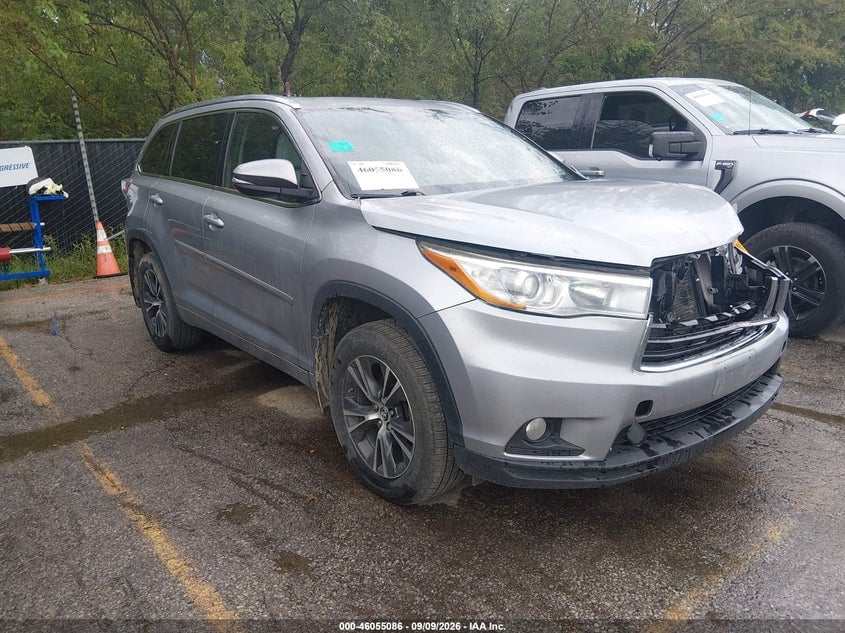 2016 TOYOTA HIGHLANDER XLE V6 | 5TDJKRFH0GS322256 | UPCARS