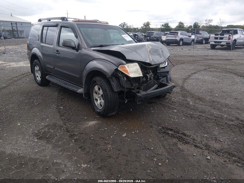 2006 NISSAN PATHFINDER SE | 5N1AR18W26C663193 | UPCARS