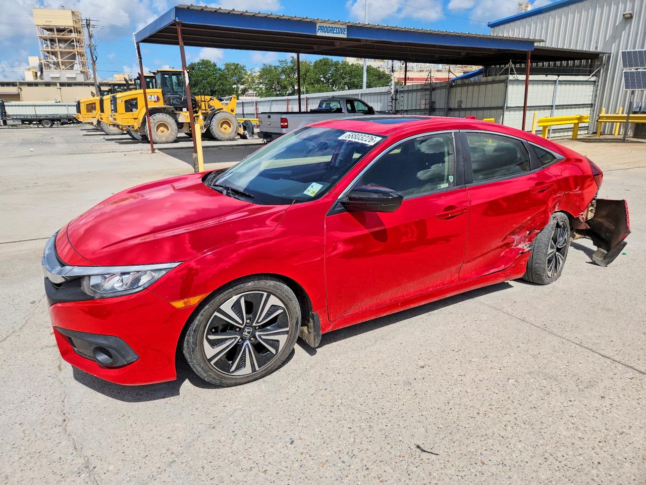 2018 HONDA CIVIC EX | JHMFC1F42JX008738 | UPCARS