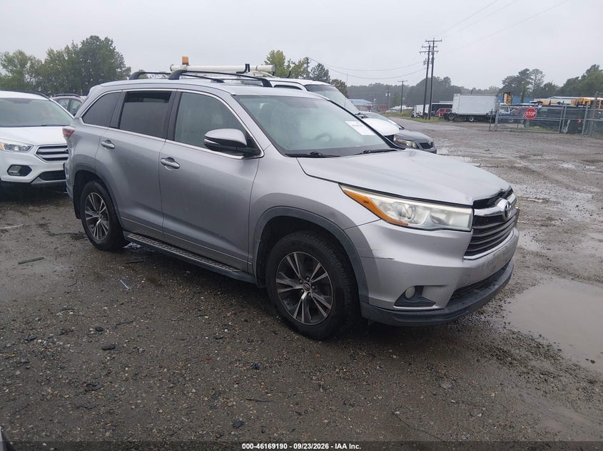 2016 TOYOTA HIGHLANDER XLE V6 | 5TDJKRFH5GS507046 | UPCARS