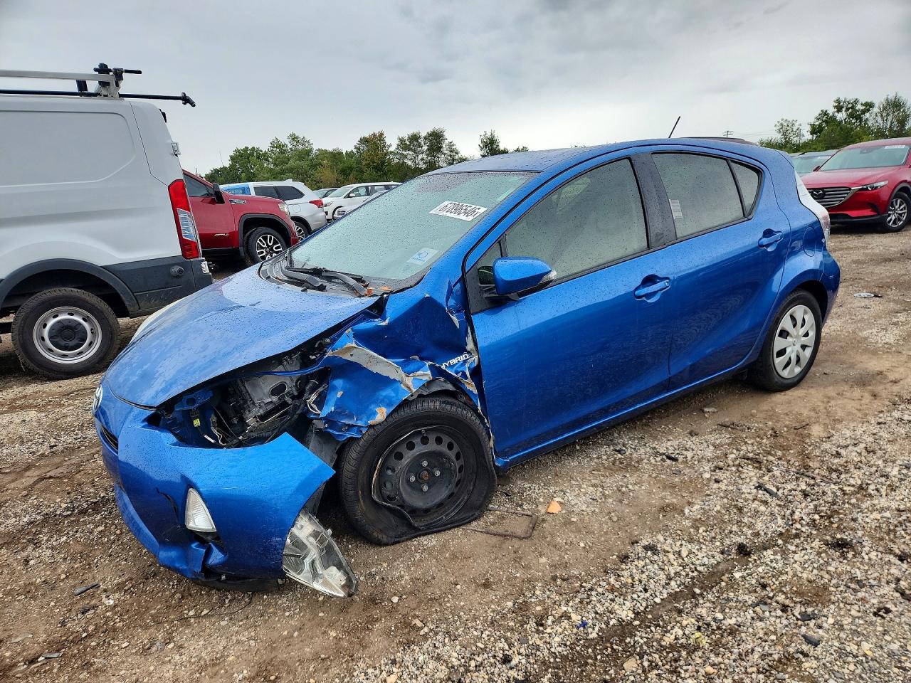 2014 TOYOTA PRIUS ONE | JTDKDTB38E1075990 | UPCARS