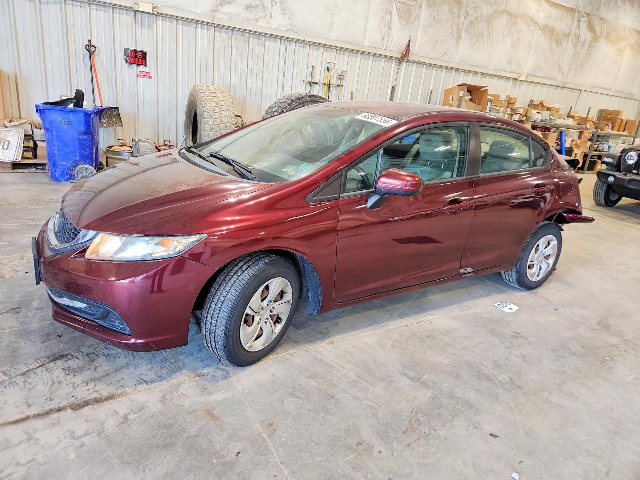 2014 HONDA CIVIC | 19XFB2F50EE001148 | UPCARS