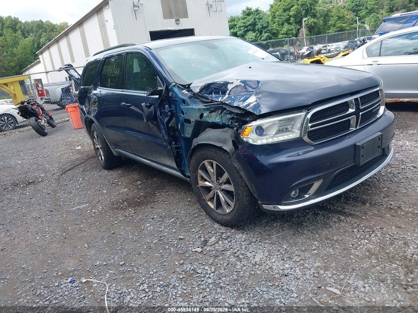 2016 DODGE DURANGO LIMITED | 1C4RDJDG2GC362655 | UPCARS