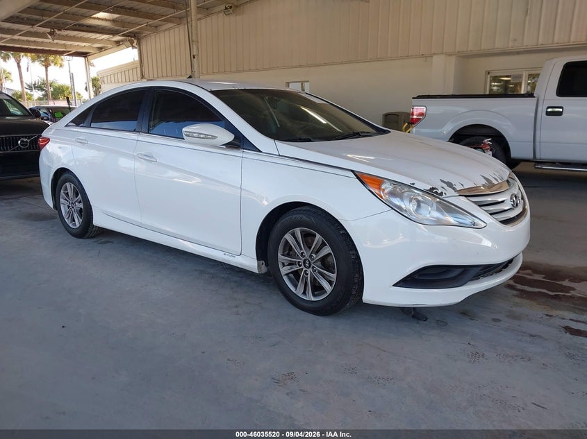 2014 HYUNDAI SONATA GLS | 5NPEB4AC7EH827469 | UPCARS