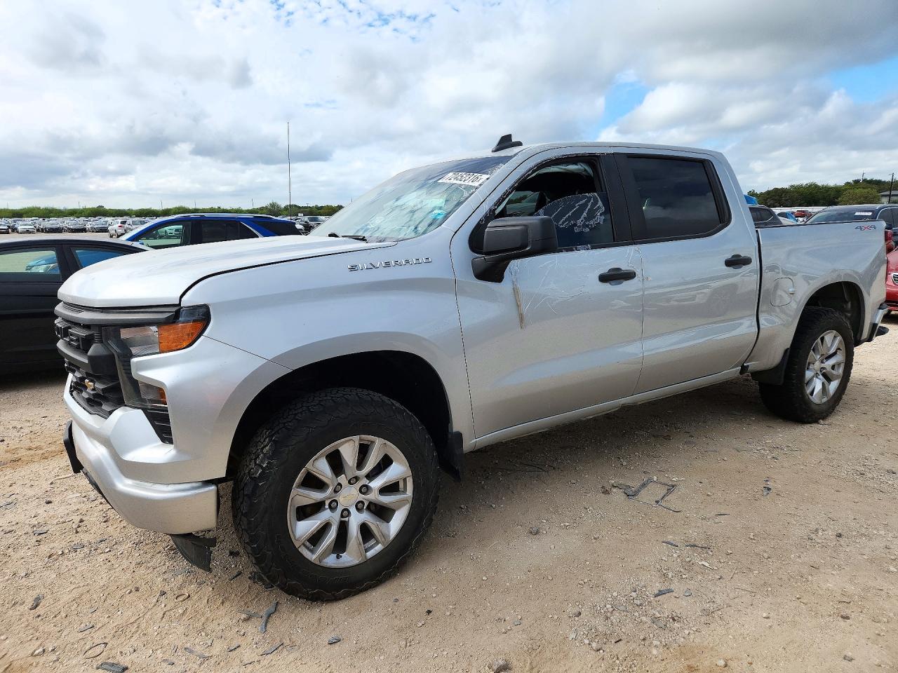 2022 CHEVROLET SILVERADO K1500 CUSTOM | 1GCPDBEK0NZ521523 | UPCARS