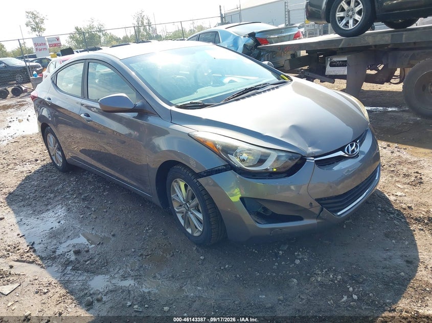 2014 HYUNDAI ELANTRA SE | 5NPDH4AE6EH470913 | UPCARS