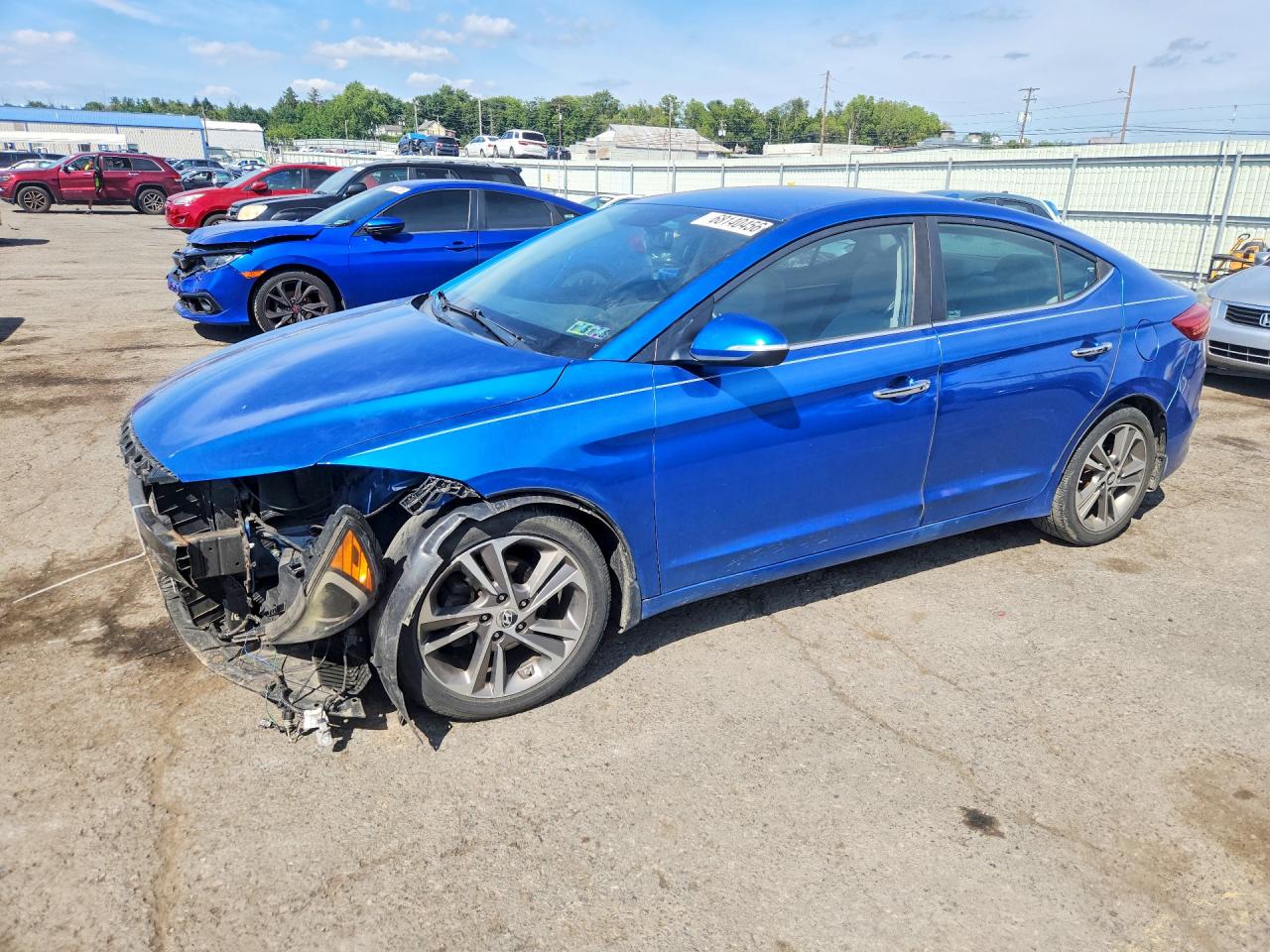 2017 HYUNDAI ELANTRA LIMITED | 5NPD84LFXHH050677 | UPCARS