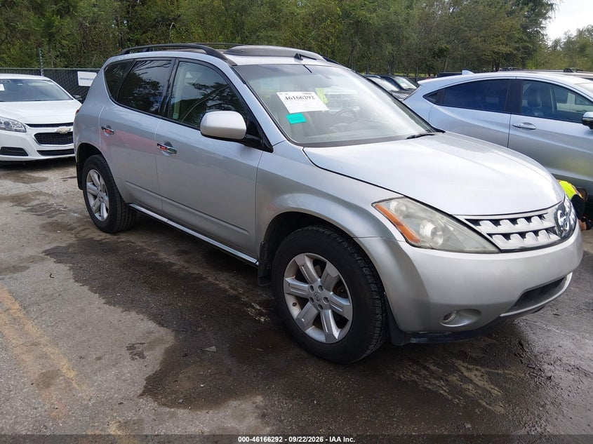 2007 NISSAN MURANO SL | JN8AZ08W07W651109 | UPCARS