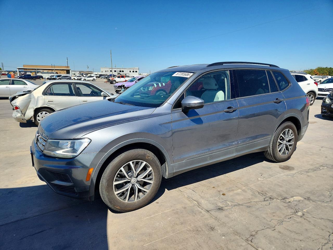 2019 VOLKSWAGEN TIGUAN S | 3VV1B7AX1KM043007 | UPCARS