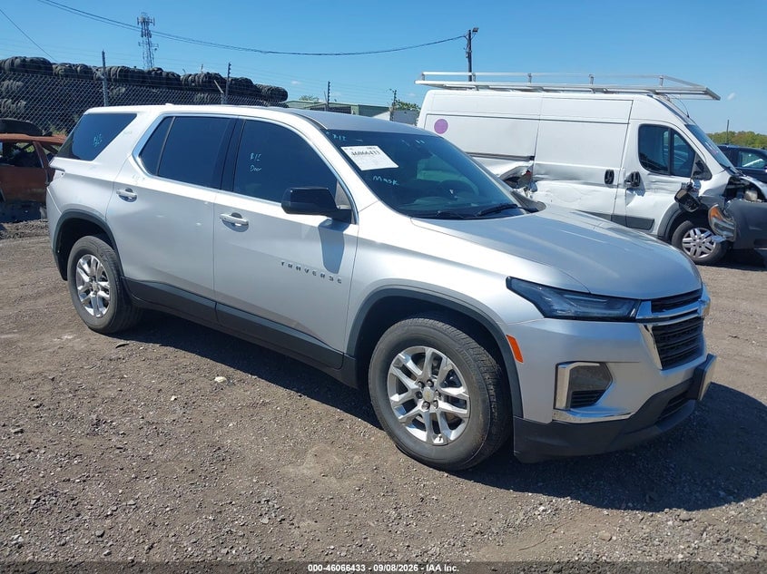 2022 CHEVROLET TRAVERSE AWD LS | 1GNEVFKW8NJ122349 | UPCARS