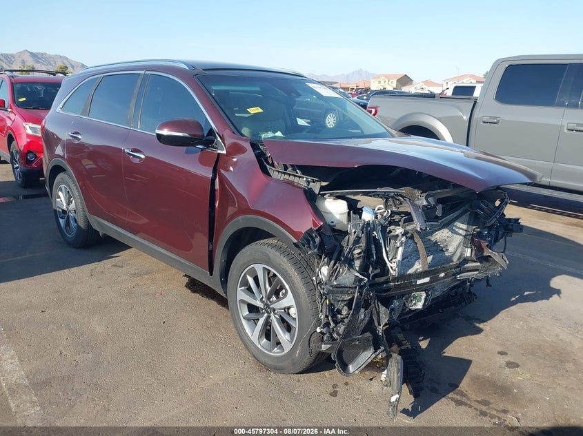 2019 KIA SORENTO 3.3L EX | 5XYPH4A57KG445017 | UPCARS