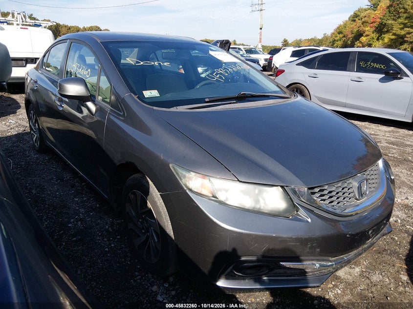 2013 HONDA CIVIC LX | 2HGFB2F55DH529353 | UPCARS