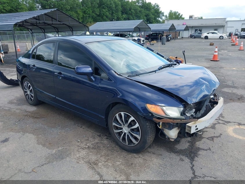 2007 HONDA CIVIC LX | 1HGFA15517L105027 | UPCARS