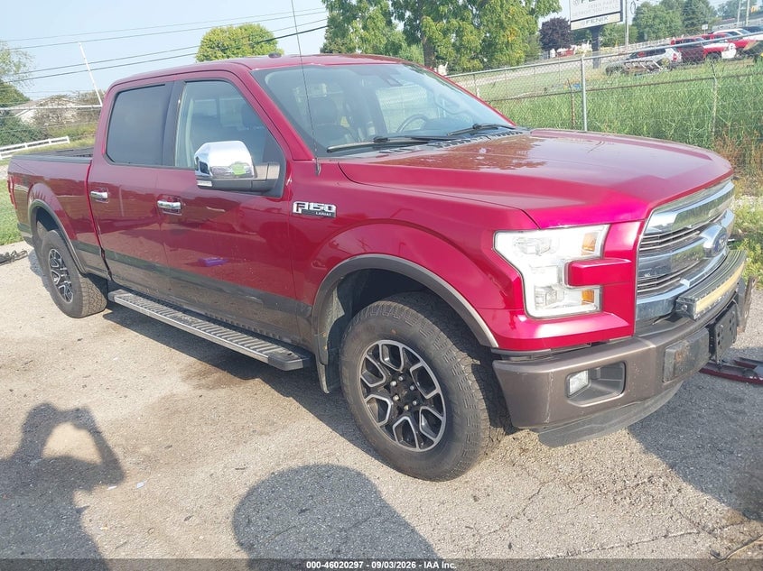 2016 FORD F-150 LARIAT | 1FTFW1EF1GFD05994 | UPCARS