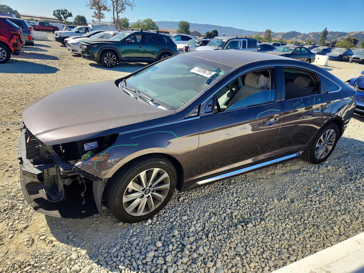 2017 HYUNDAI SONATA SPORT | 5NPE34AF0HH470177 | UPCARS