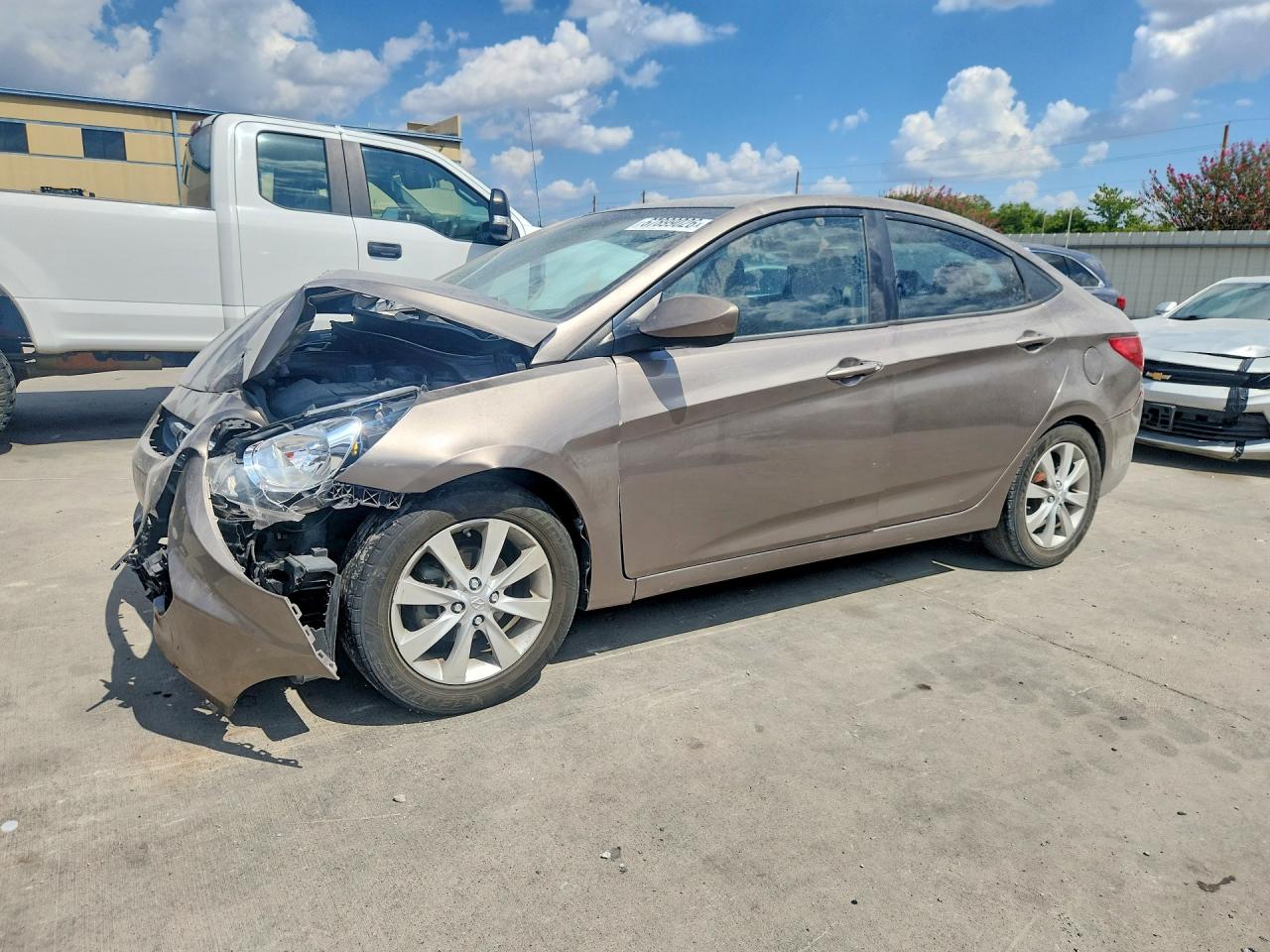 2013 HYUNDAI ACCENT GLS | KMHCU4AE6DU455478 | UPCARS
