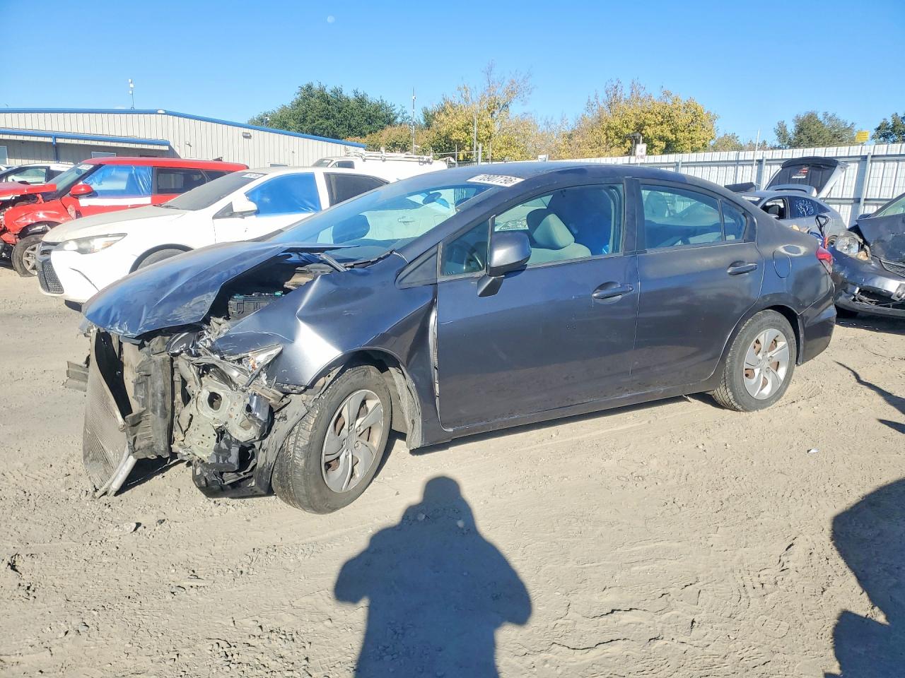 2013 HONDA CIVIC LX | 19XFB2F59DE240910 | UPCARS