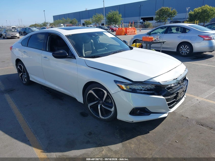 2021 HONDA ACCORD SPORT 2.0T | 1HGCV2F33MA007067 | UPCARS