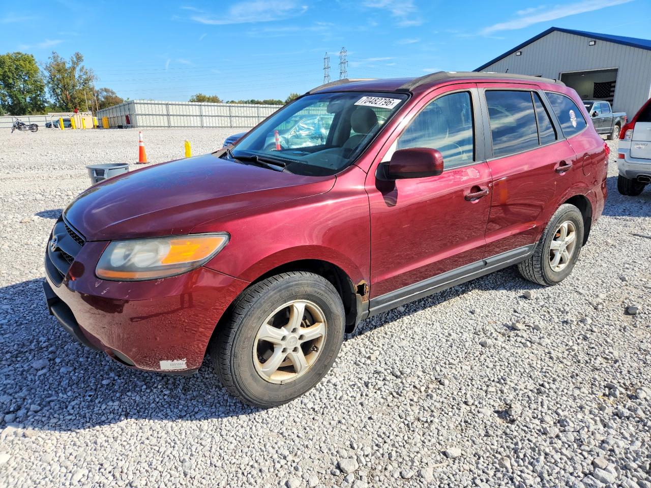 2008 HYUNDAI SANTA FE GLS | 5NMSG13D38H154710 | UPCARS