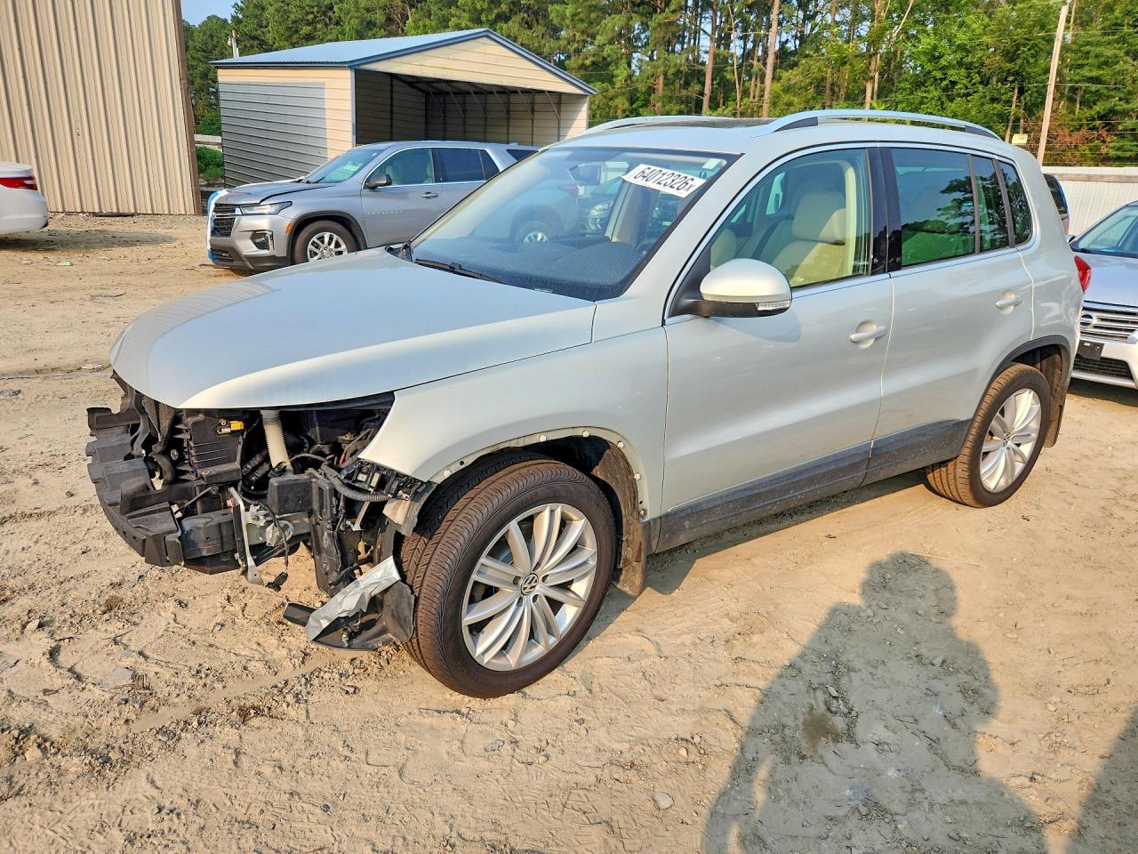 2015 VOLKSWAGEN TIGUAN S | WVGBV7AX2FW561350 | UPCARS
