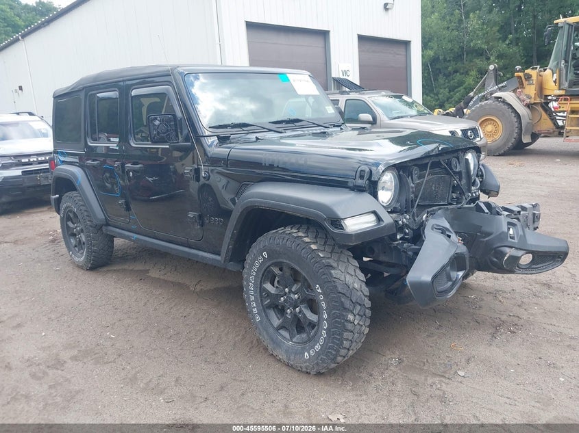 2021 JEEP WRANGLER UNLIMITED WILLYS SPORT 4X4 | 1C4HJXDG7MW593052 | UPCARS