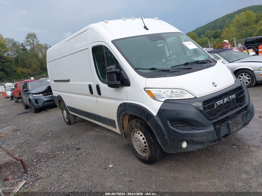 2025 RAM PROMASTER 3500 TRADESMAN HIGH ROOF 159 WB W/PASS SEAT | 3C6MRVHG0SE550225 | UPCARS