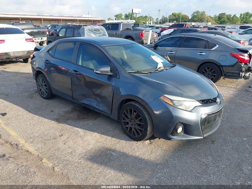 2015 TOYOTA COROLLA S | 5YFBURHEXFP279215 | UPCARS