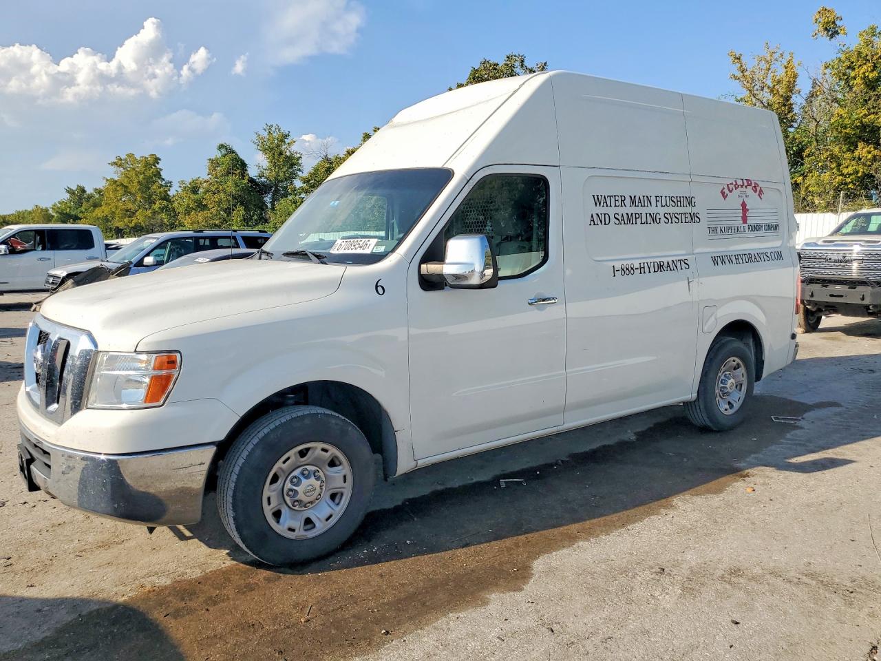 2012 NISSAN NV 2500 HD S | 1N6AF0LY3CN104541 | UPCARS