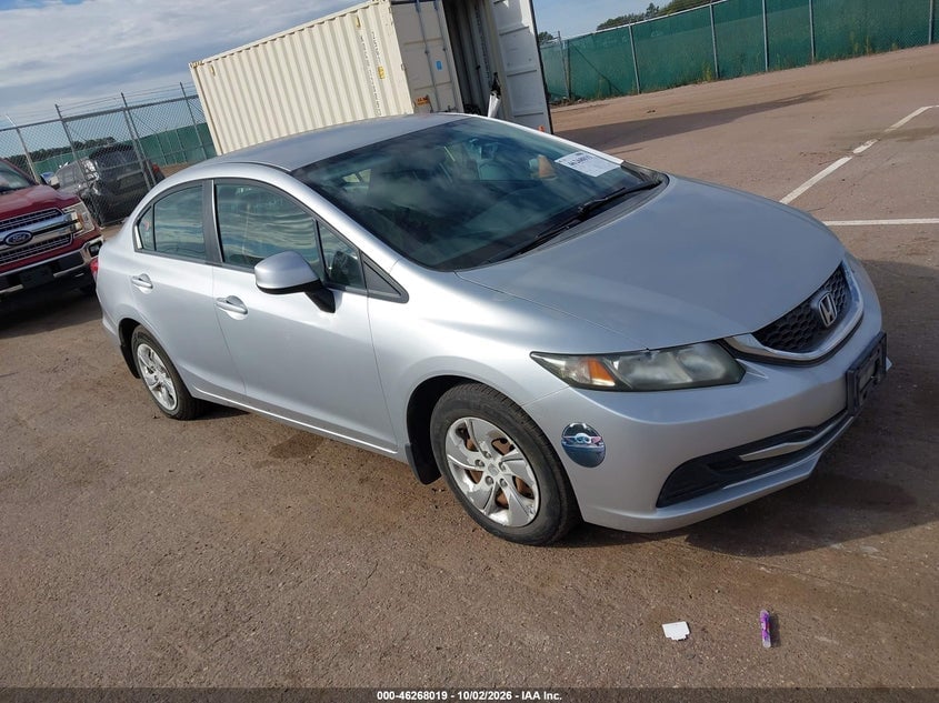 2013 HONDA CIVIC LX | 2HGFB2F52DH546403 | UPCARS