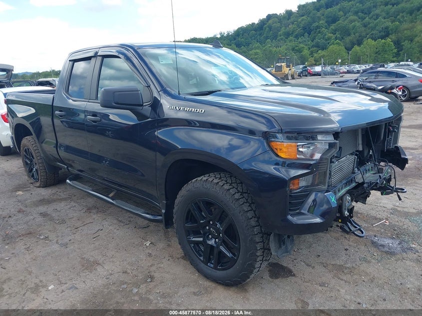 2022 CHEVROLET SILVERADO 1500 4WD  STANDARD BED CUSTOM | 1GCRDBEK2NZ644636 | UPCARS