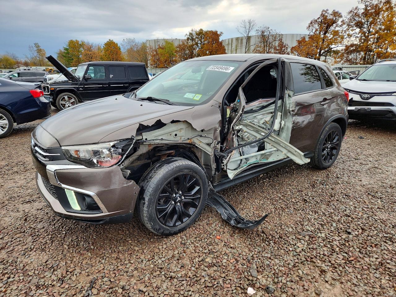 2018 MITSUBISHI OUTLANDER ES | JA4AR3AU6JZ024551 | UPCARS