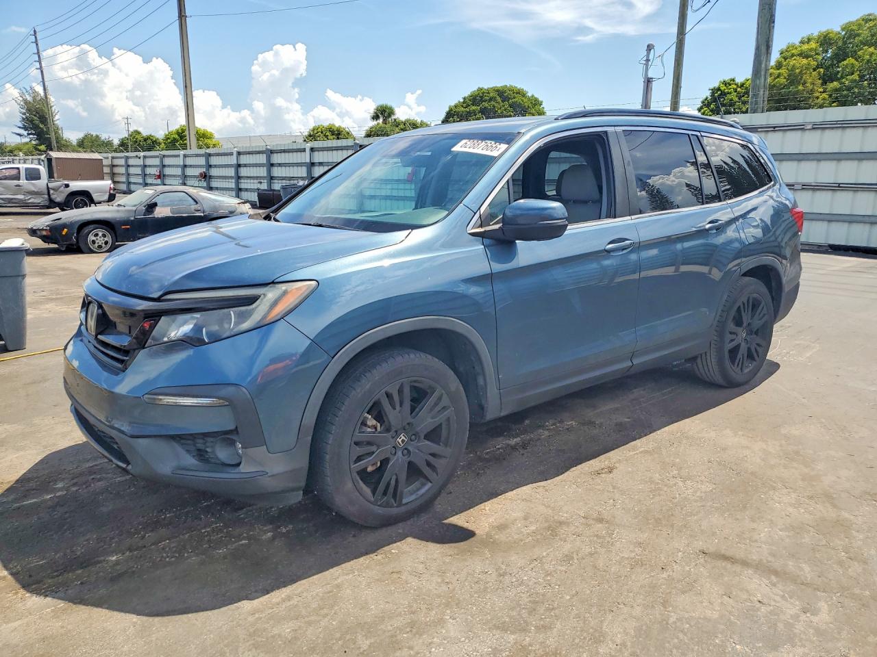 2021 HONDA PILOT SE | 5FNYF5H28MB042525 | UPCARS