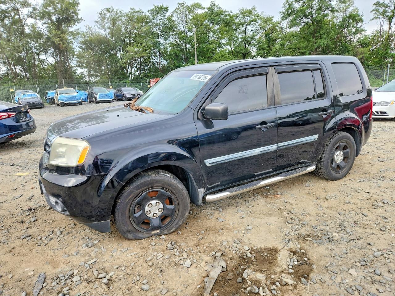 2012 HONDA PILOT LX | 5FNYF4H21CB003929 | UPCARS
