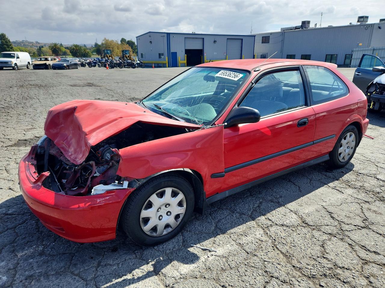 1999 HONDA CIVIC DX | 2HGEJ6448XH100180 | UPCARS