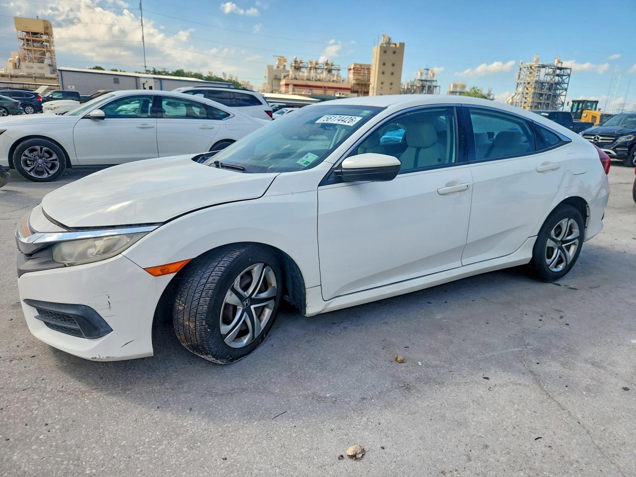 2017 HONDA CIVIC LX | 19XFC2F55HE013331 | UPCARS