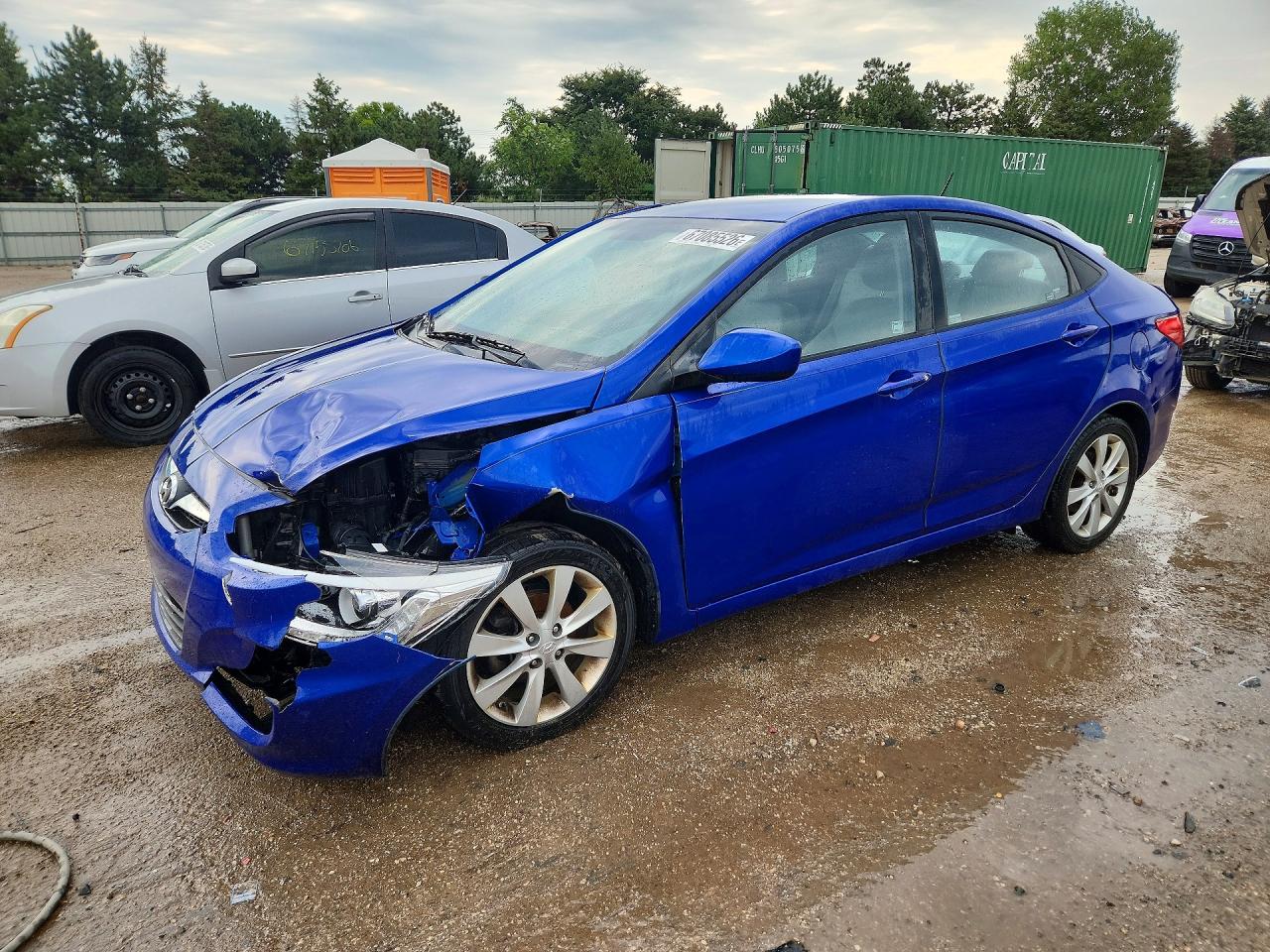 2014 HYUNDAI ACCENT GLS | KMHCU4AE0EU597634 | UPCARS