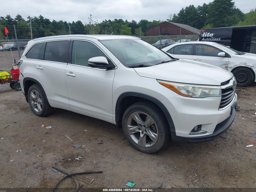 2014 TOYOTA HIGHLANDER LIMITED PLATINUM V6 | 5TDDKRFH0ES034585 | UPCARS
