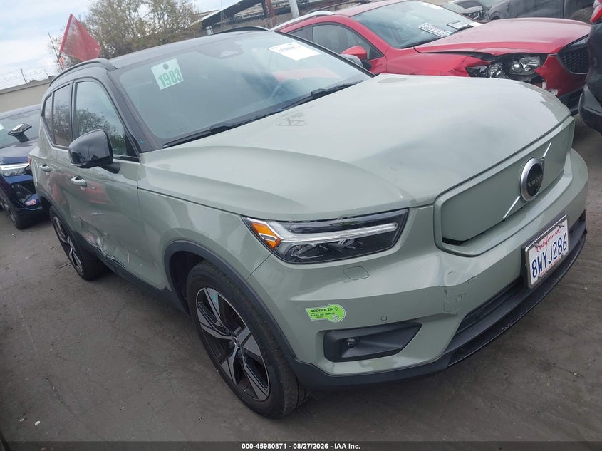 2021 VOLVO XC40 RECHARGE PURE ELECTRIC P8 | YV4ED3UR5M2589252 | UPCARS