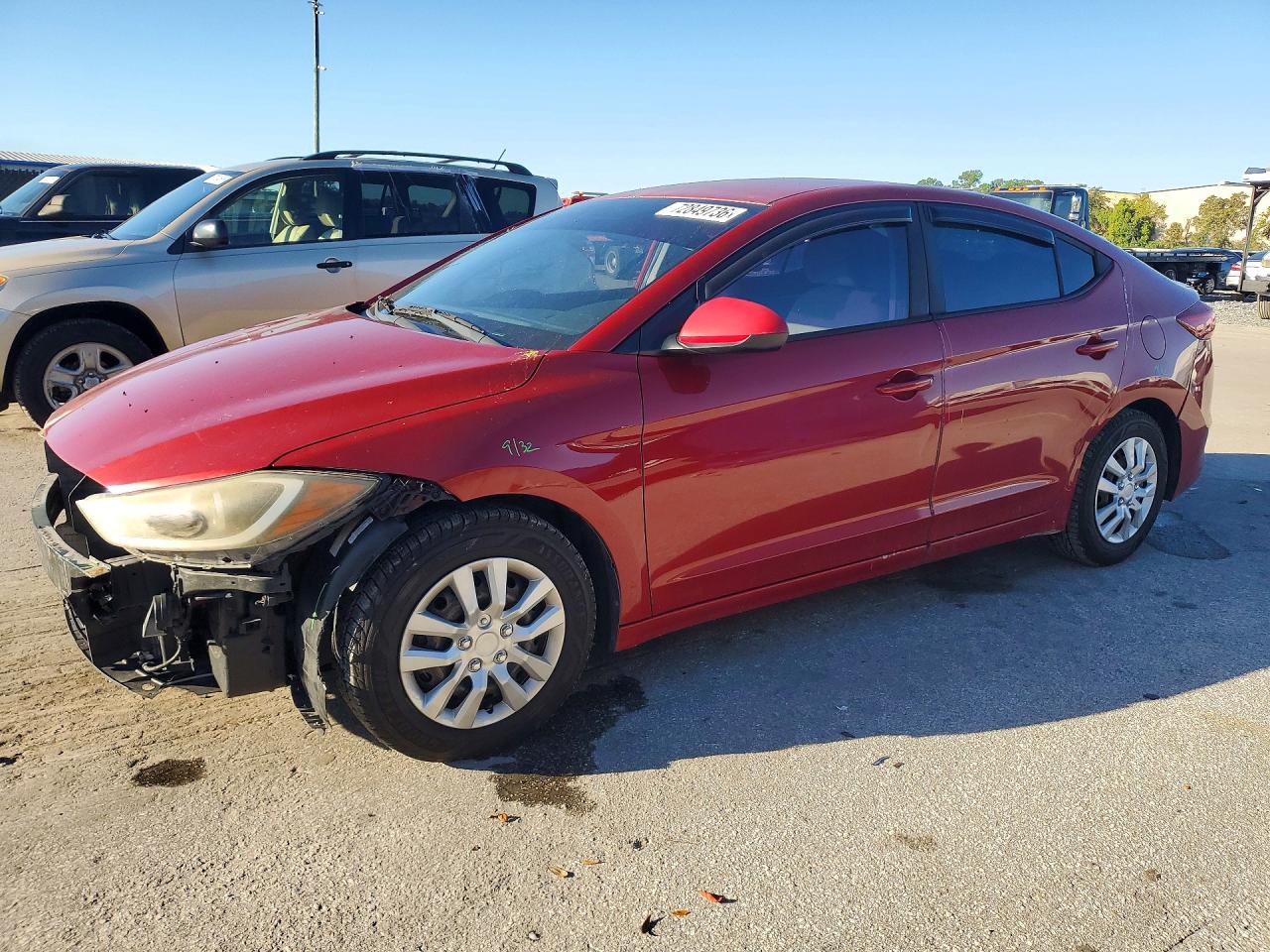2017 HYUNDAI ELANTRA SE | KMHD74LF3HU073674 | UPCARS