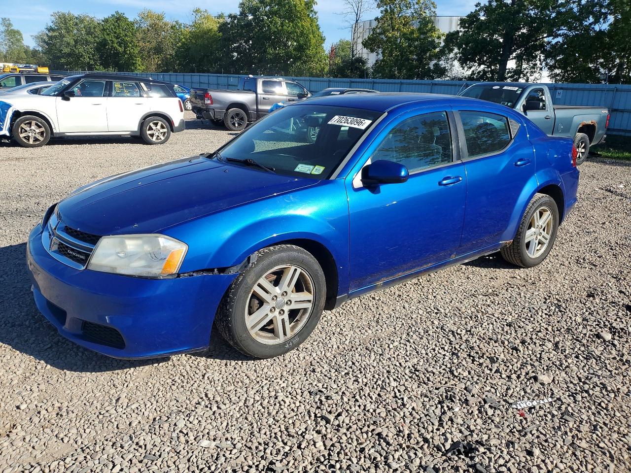 2012 DODGE AVENGER SXT | 1C3CDZCB2CN178474 | UPCARS