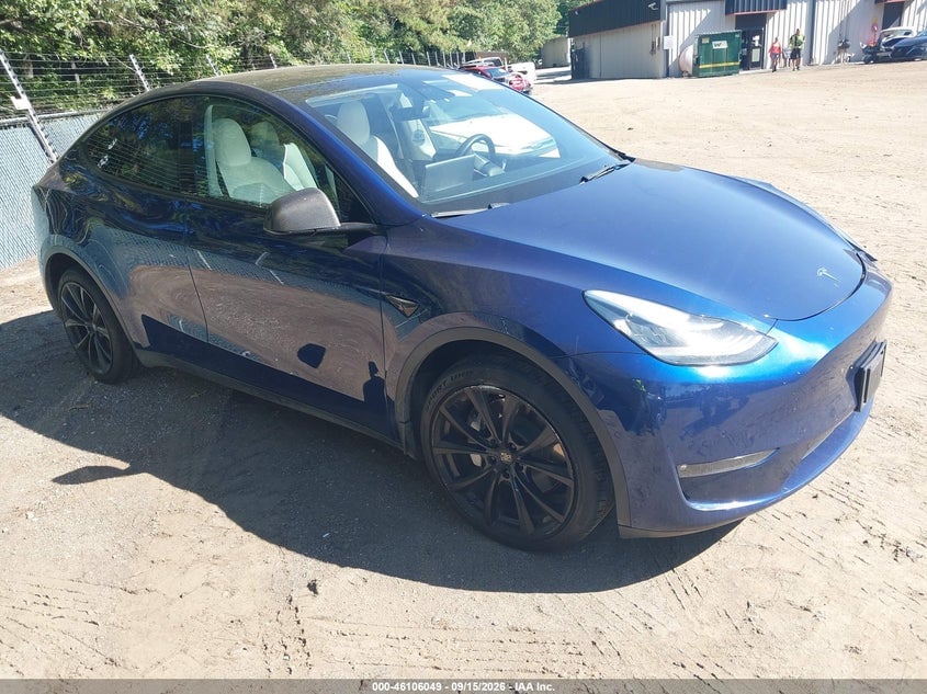 2022 TESLA MODEL Y LONG RANGE DUAL MOTOR ALL-WHEEL DRIVE | 7SAYGDEE6NF418567 | UPCARS