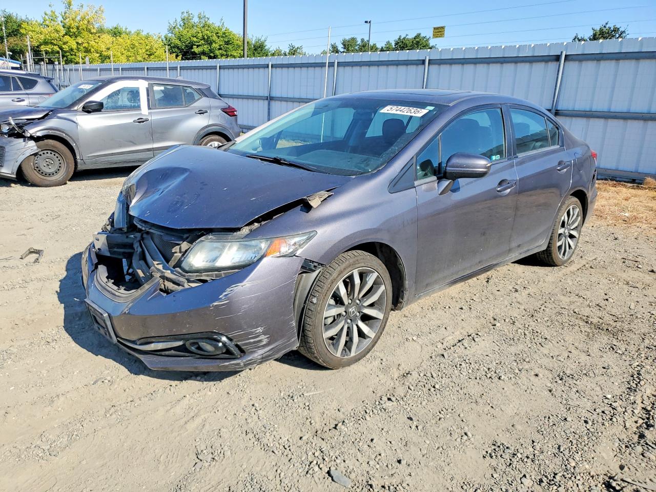 2015 HONDA CIVIC EXL | 19XFB2F9XFE255678 | UPCARS