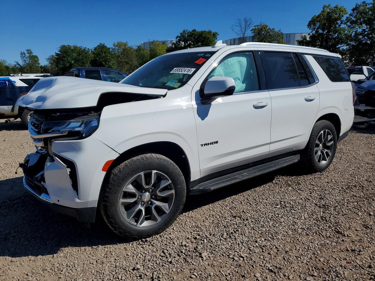 2022 CHEVROLET TAHOE K1500 LT | 1GNSKNKD0NR167291 | UPCARS