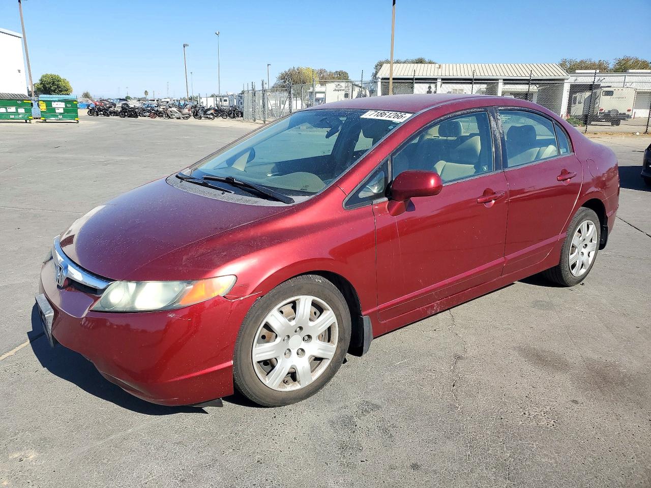 2008 HONDA CIVIC LX | 2HGFA16578H536954 | UPCARS
