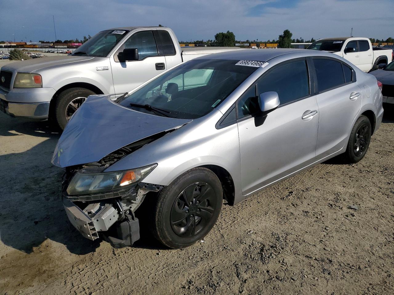 2013 HONDA CIVIC LX | 19XFB2F53DE290637 | UPCARS