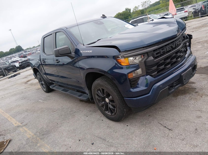 2022 CHEVROLET SILVERADO 1500 4WD  SHORT BED CUSTOM | 1GCPDBEK4NZ523159 | UPCARS