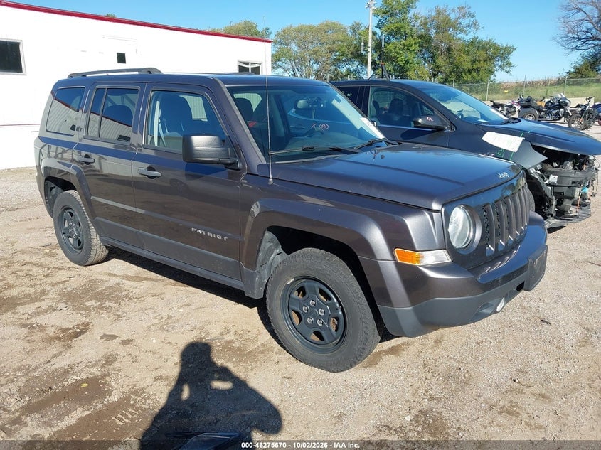 2016 JEEP PATRIOT SPORT | 1C4NJRBB4GD627762 | UPCARS
